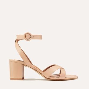 Margaux The City Sandal - Rose Nappa